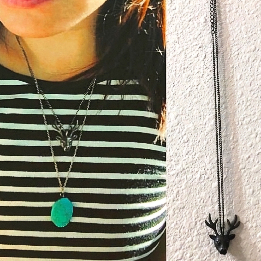 3 for $15 / Deer Head Necklace